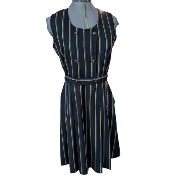 Women's Vintage Australian‎ Striped Dress Size 12 - Picture 4 of 8